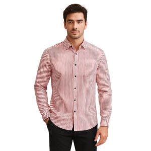 white striped linen casual shirt for men (copy)
