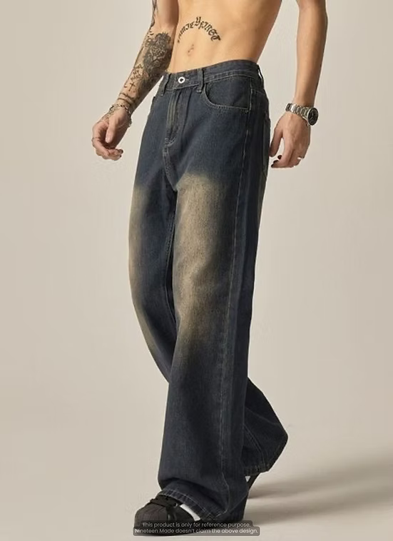base blue cotton denim cargos manufacturer base blue cotton denim cargos manufacturer