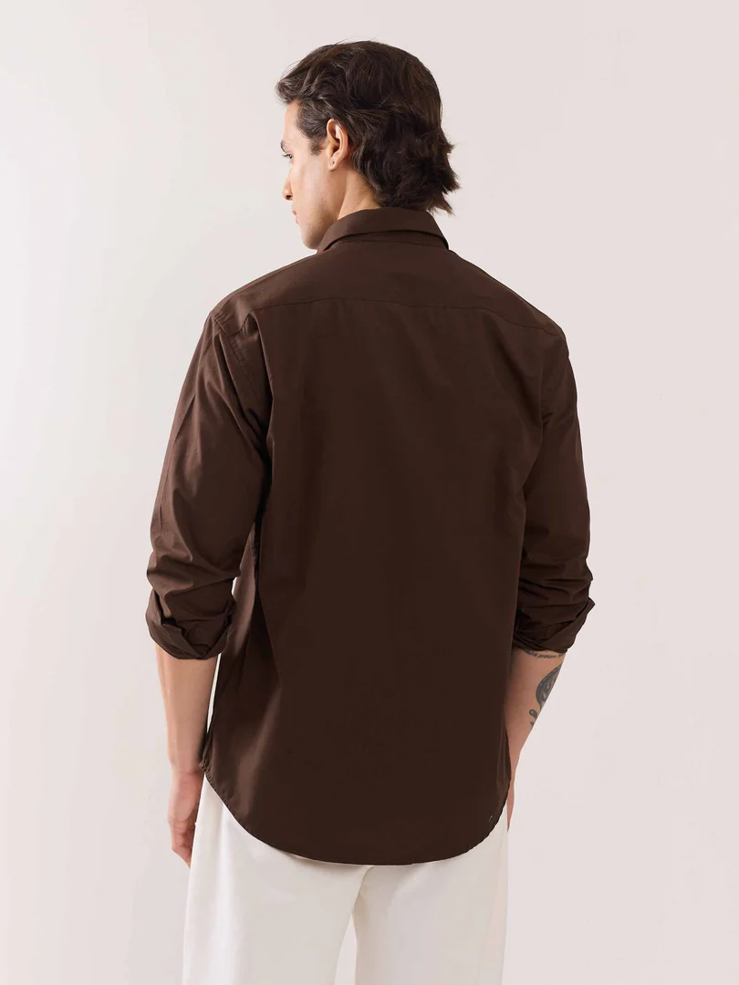 coffee brown oxford shirt coffee brown oxford shirt