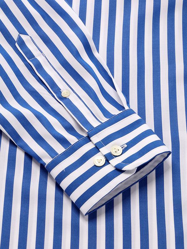 dark blue cotton stripe shirt dark blue cotton stripe shirt