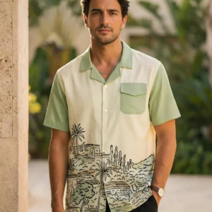 holiday embroidered shirt
