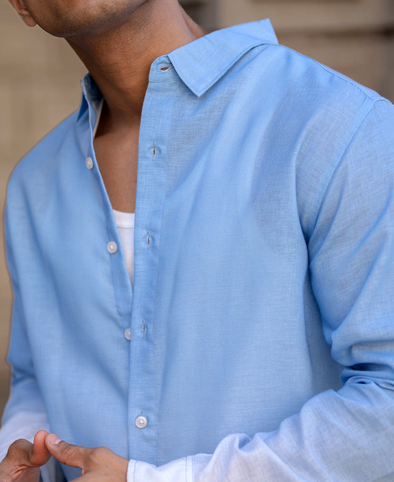 blue ombre shirt blue ombre shirt