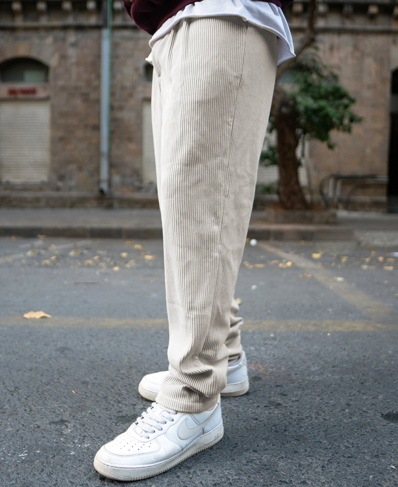 beige regular fit corduroy pant beige regular fit corduroy pant