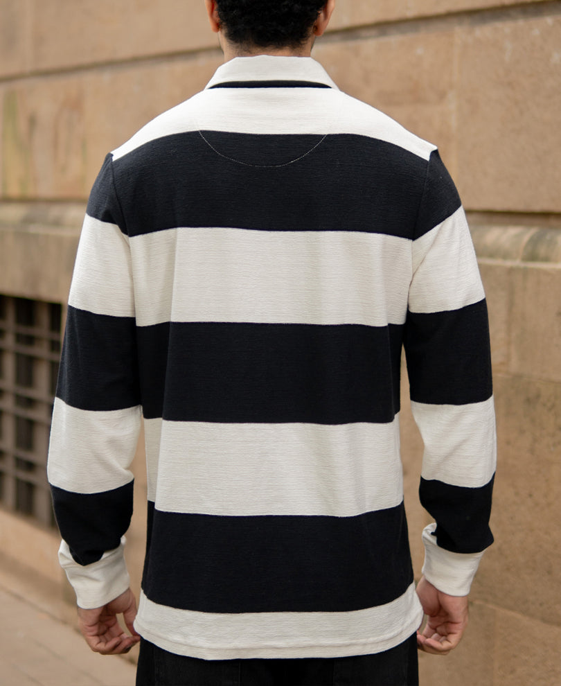 black lightweight striped t shirt black lightweight striped t shirt