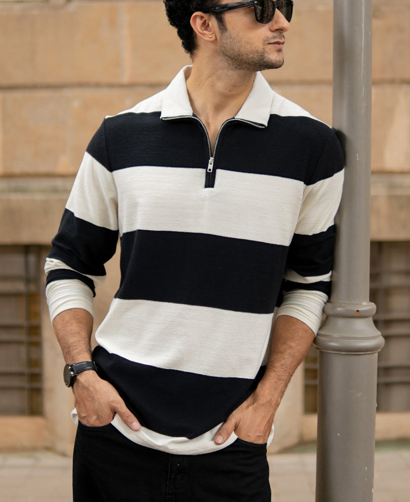 black lightweight striped t shirt black lightweight striped t shirt
