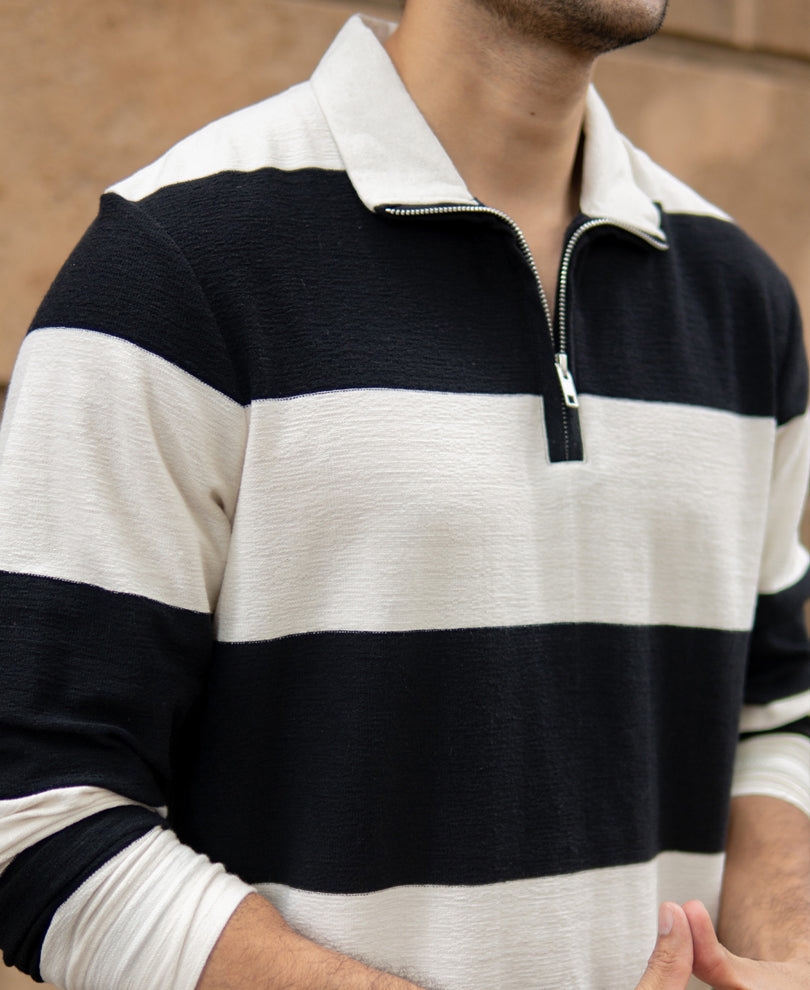 black lightweight striped t shirt black lightweight striped t shirt