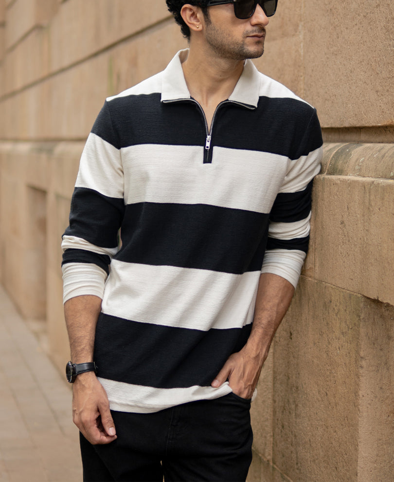 black lightweight striped t shirt black lightweight striped t shirt