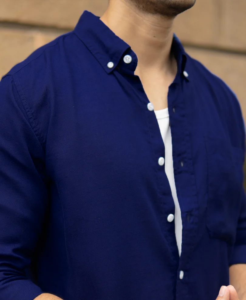 royal linen blend shirt royal linen blend shirt