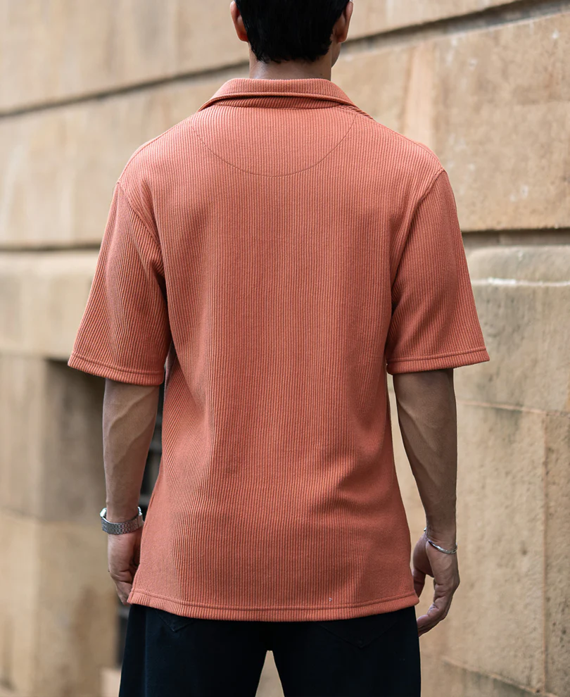 russet shirt with pockets russet shirt with pockets