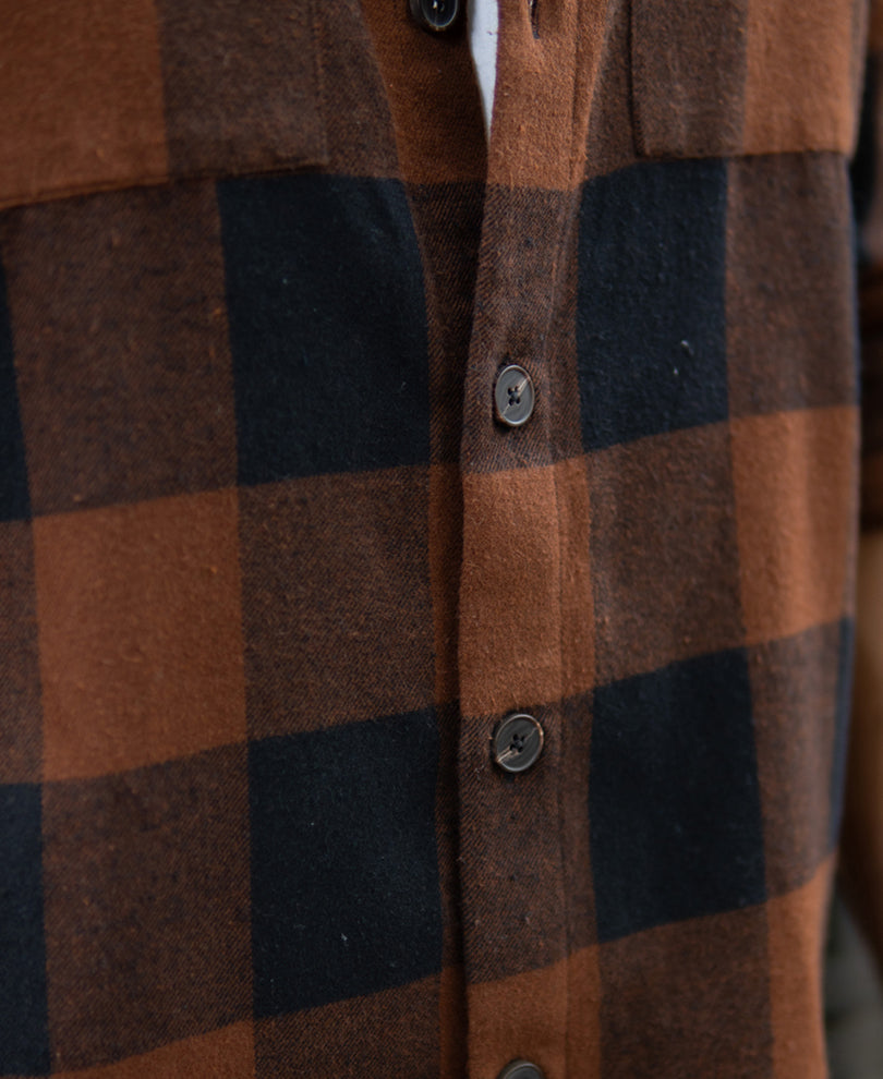 brown and black checks shirt brown and black checks shirt