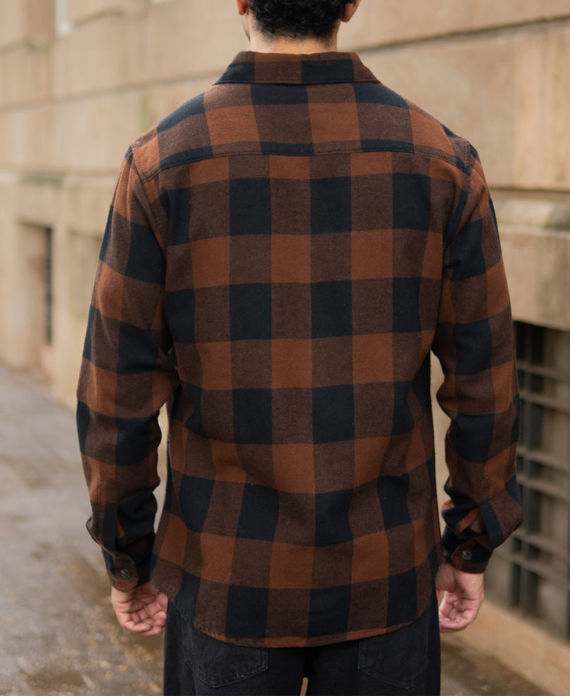 brown and black checks shirt brown and black checks shirt
