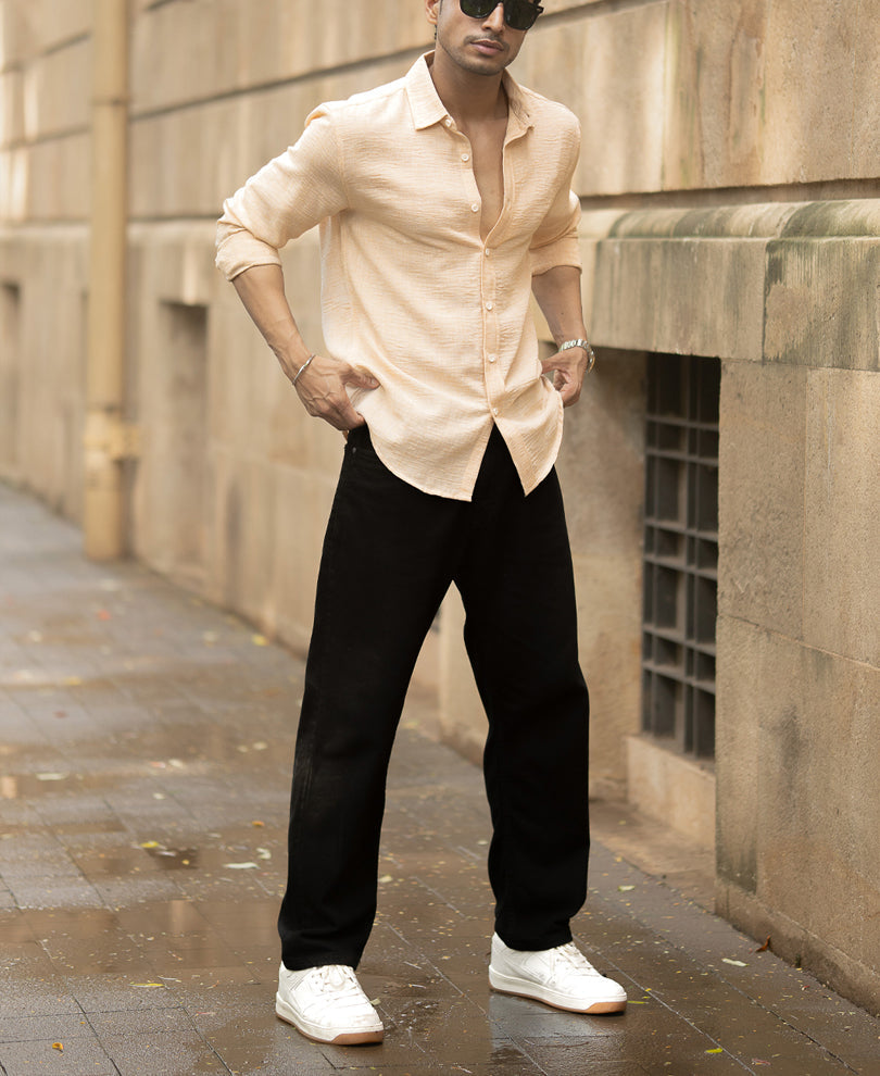 beige lightweight structured shirt beige lightweight structured shirt