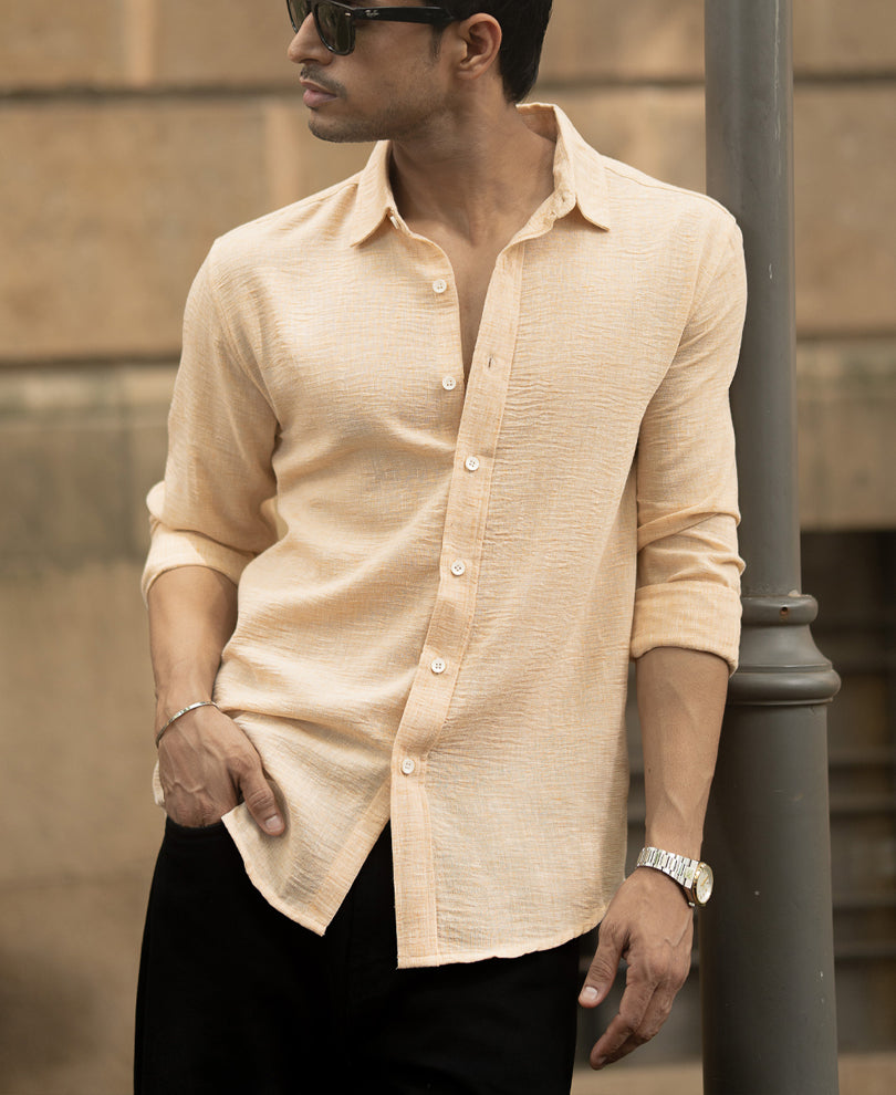 beige lightweight structured shirt beige lightweight structured shirt
