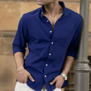 royal blue oxford shirt