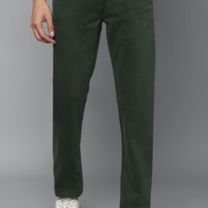 lt green 5 pocket low rise ankle length jeans