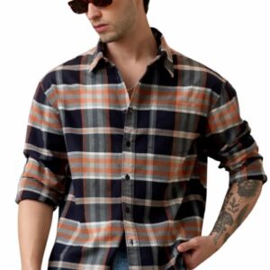 exclusive checked full sleeve plaid shirt for men | ab tb 492