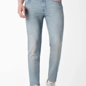 lt blue 5 pocket low rise ankle length jeans