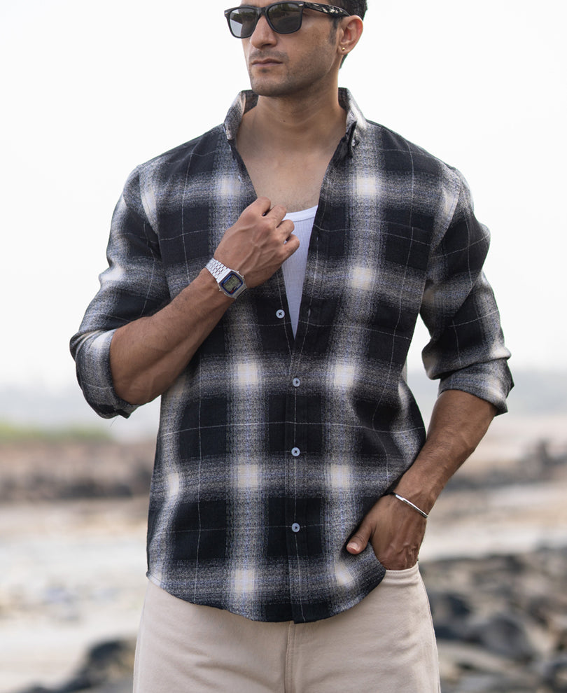 black structured button down shirt black structured button down shirt