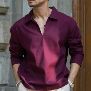 wine structured stripe t shirt