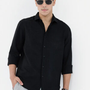 black slim fit shirts – classic sharp & modern look