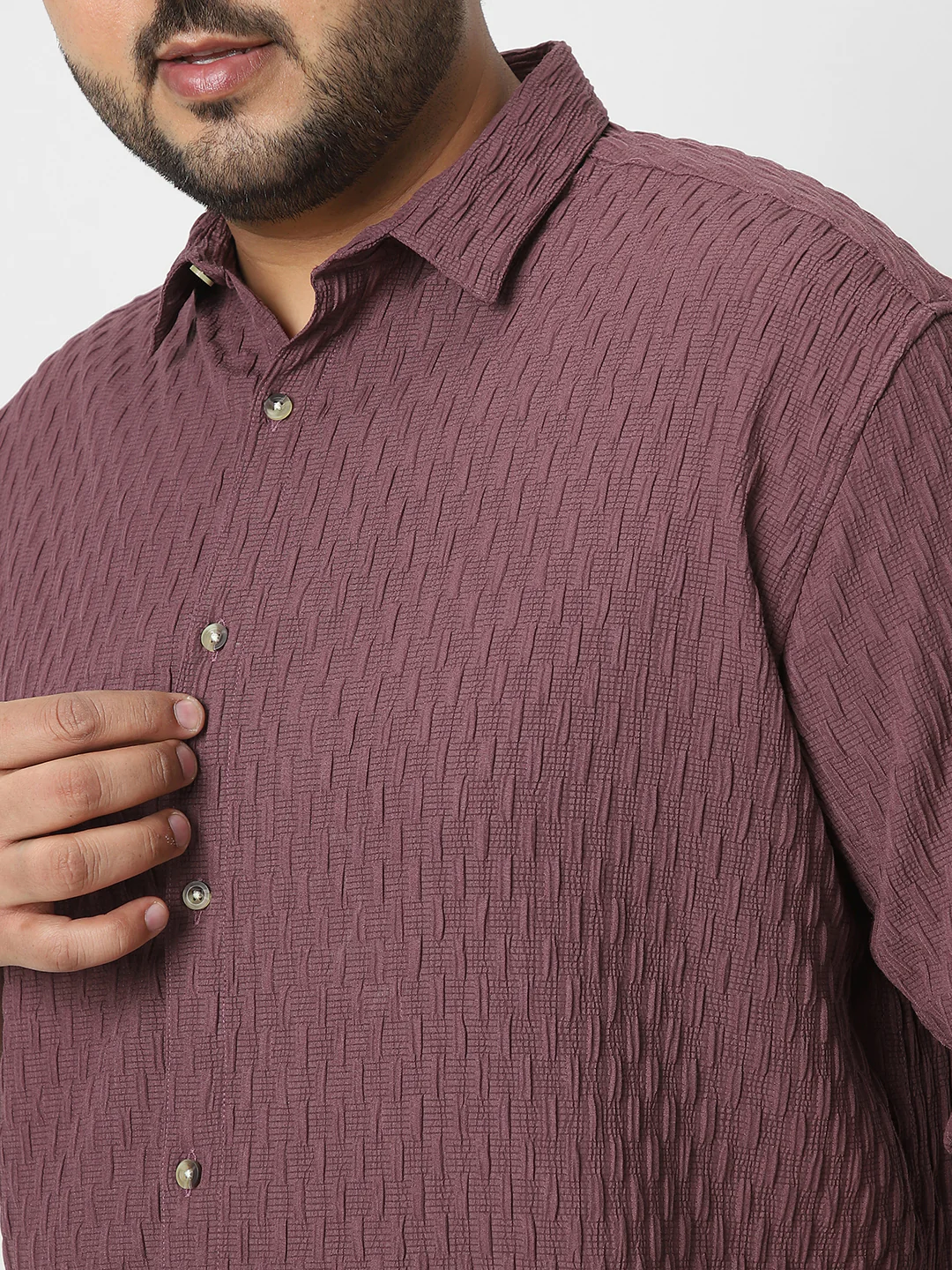 mauve solid regular fit plus size shirts for men mauve solid regular fit plus size shirts for men