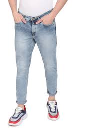 lt blue 5 pocket low rise ankle length jeans