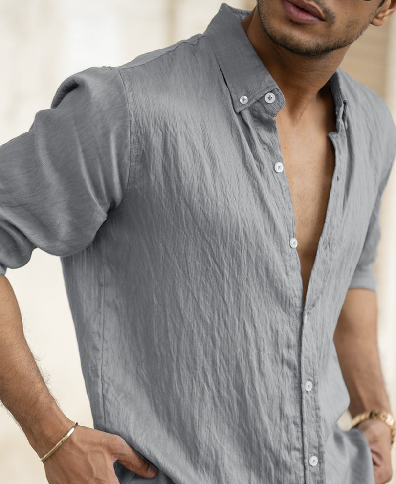 blue plain full sleeves regular fit shirt blue plain full sleeves regular fit shirt