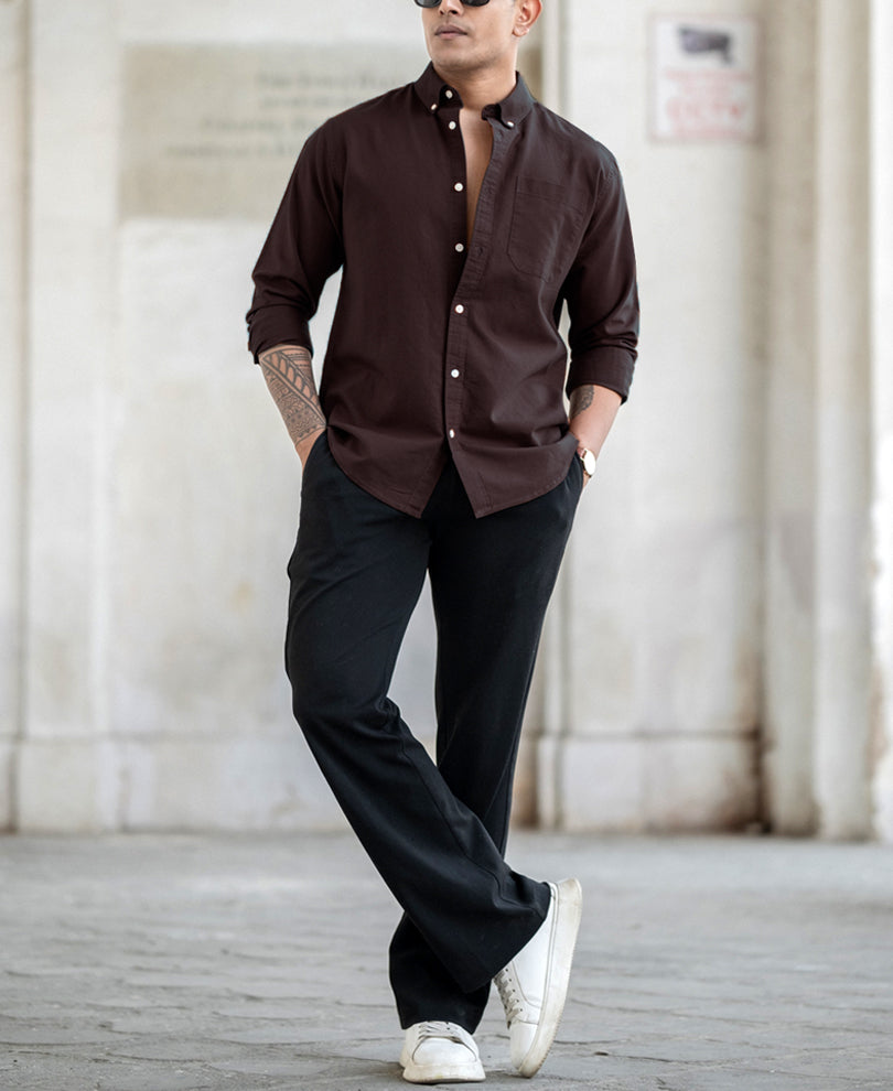 brown oxford shirt brown oxford shirt