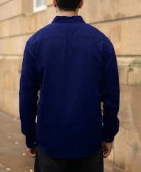 loyal blue linen blend shirt loyal blue linen blend shirt