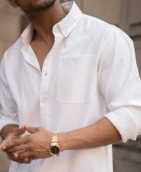 white oxford shirt