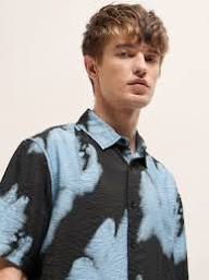 stylish box fit abstract viscose shirts for men stylish box fit abstract viscose shirts for men