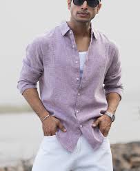 lilac structured shirt