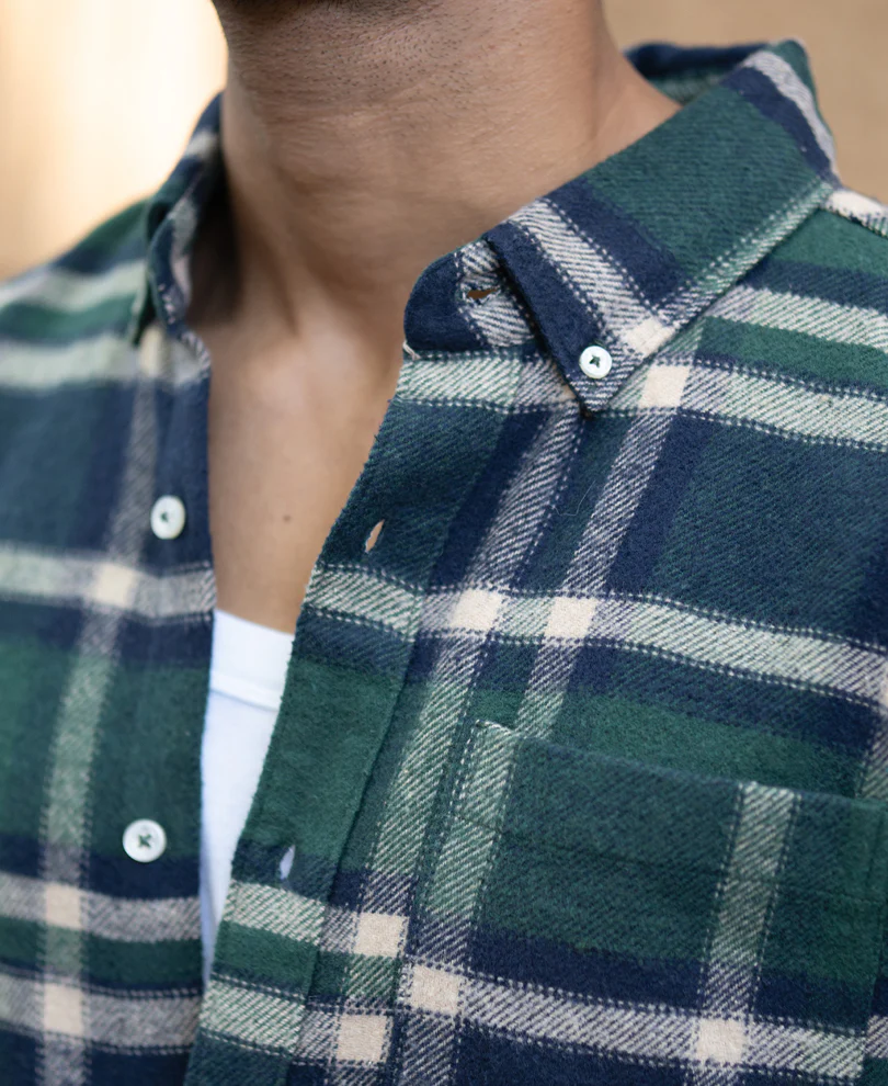 green checks buttondown shirt green checks buttondown shirt