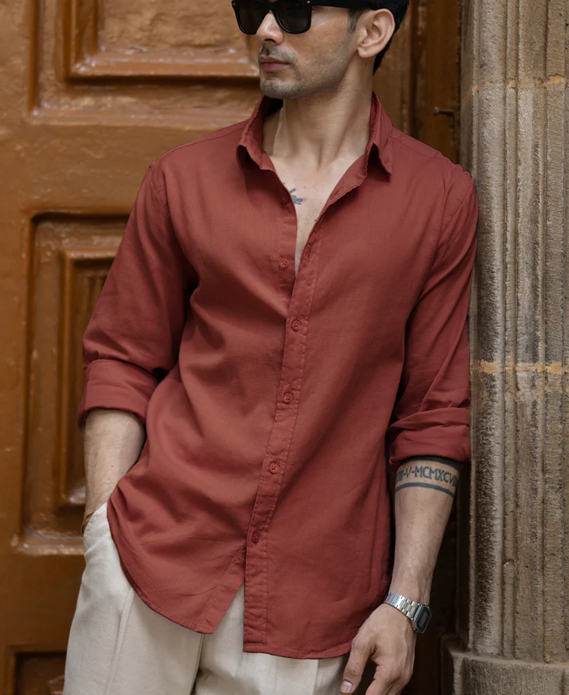 wine oxford shirt wine oxford shirt