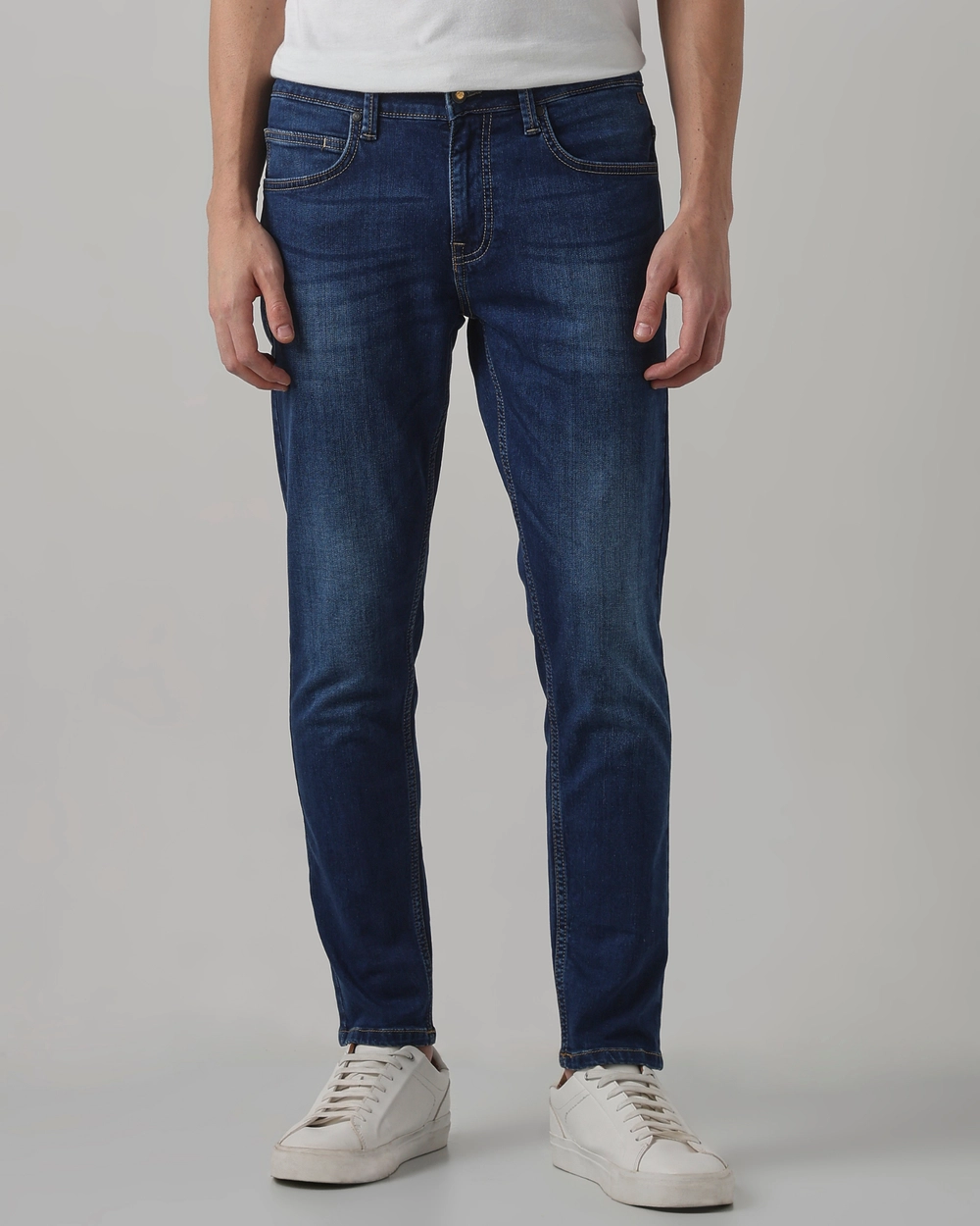 dk blue 5 pocket low rise ankle length jeans dk blue 5 pocket low rise ankle length jeans