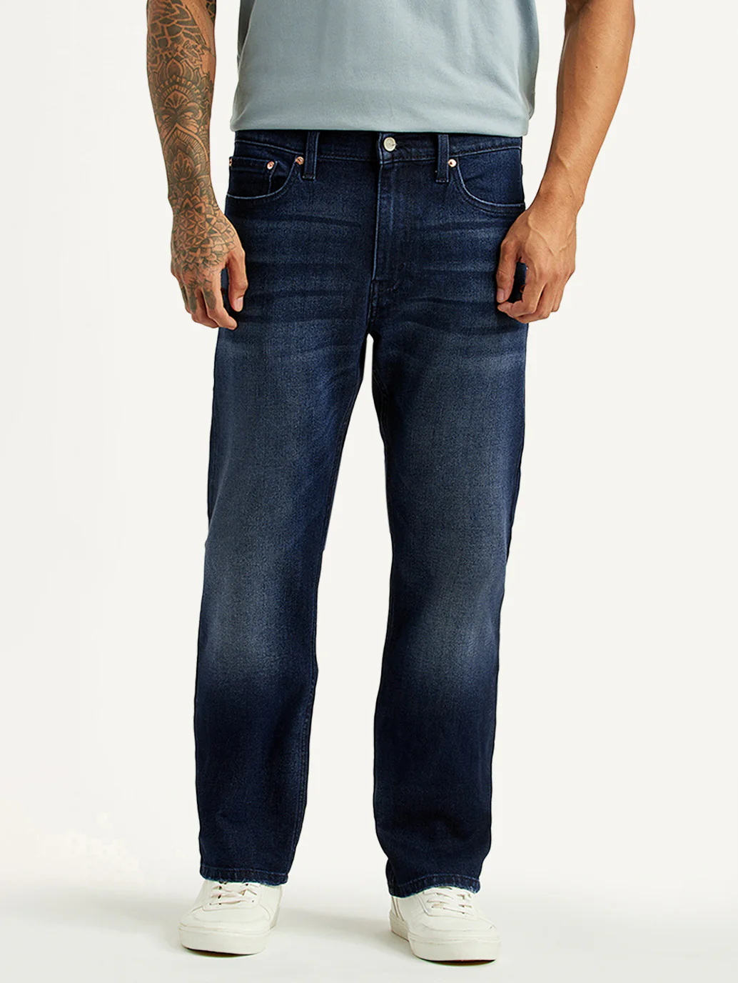 dark blue 5 pocket mid rise slim straight fit classic stretch jeans dark blue 5 pocket mid rise slim straight fit classic stretch jeans