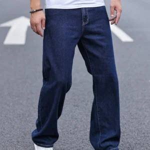 dark blue solid straight fit functional & stylish cargo pant