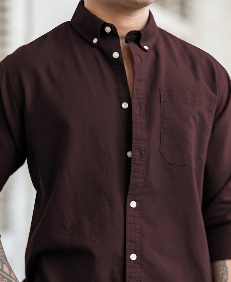 brown oxford shirt brown oxford shirt
