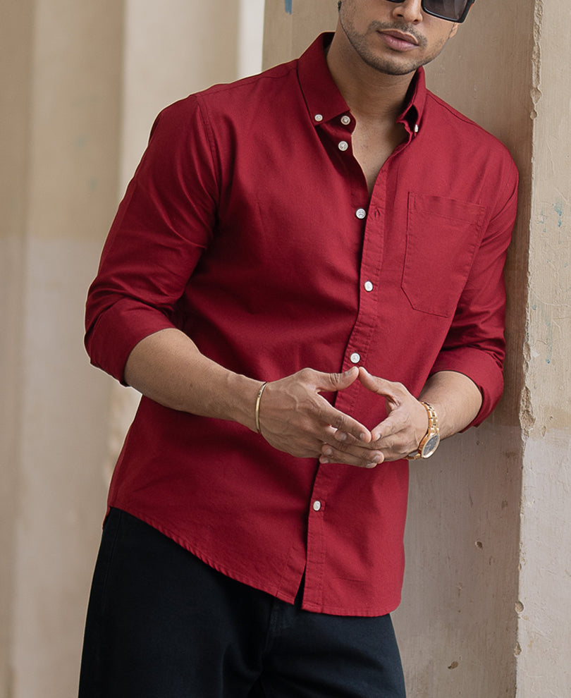 brick red oxford shirt brick red oxford shirt