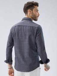 light grey slub textured shirt light grey slub textured shirt