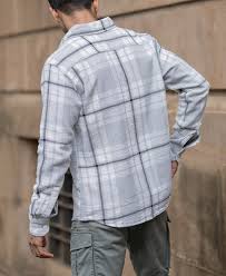 light grey structured checks shacket oversize drop shoulder shirt light grey structured checks shacket oversize drop shoulder shirt