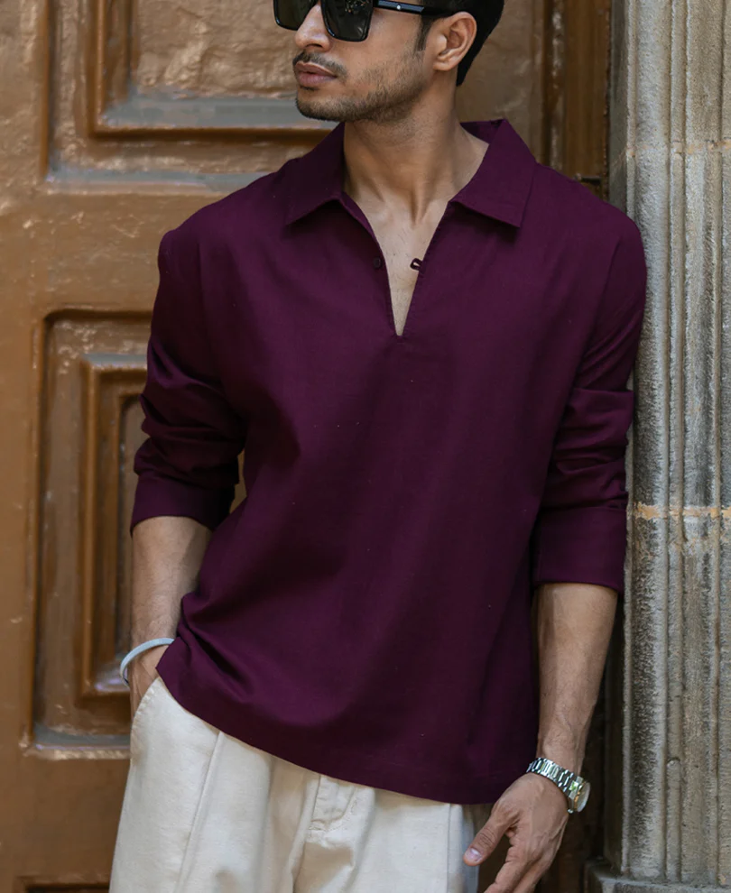 wine structured stripe t shirt wine structured stripe t shirt