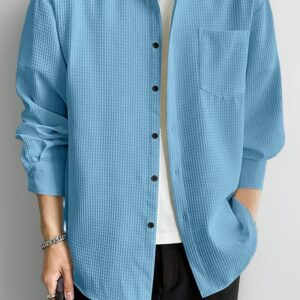seersucker slim fit 100% cotton shirts – lightweight summer essential