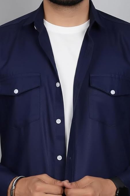 navy blue and white checked regular fit full sleeves shirt navy blue and white checked regular fit full sleeves shirt