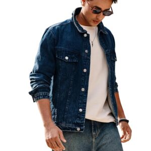 indigo denim shirt with pockets