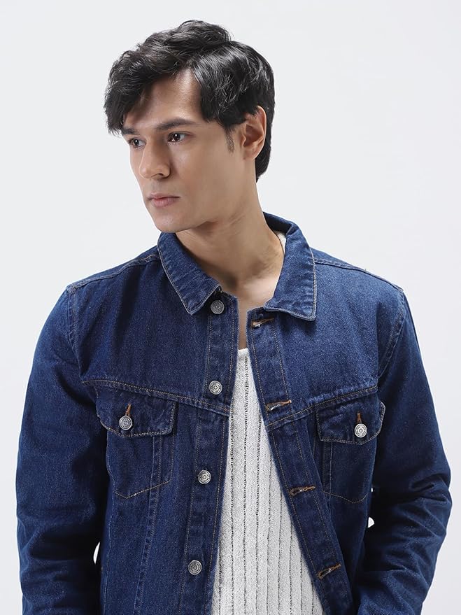 indigo denim shirt with pockets indigo denim shirt with pockets