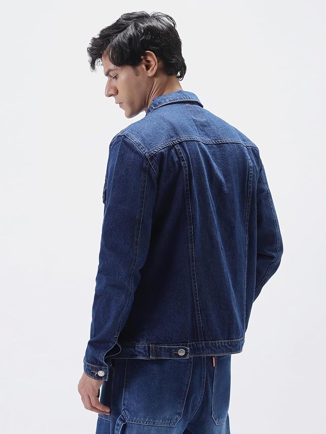 indigo denim shirt with pockets indigo denim shirt with pockets