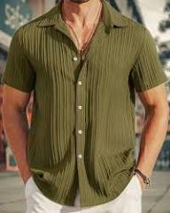 sage green linen blend regular fit shirt sage green linen blend regular fit shirt