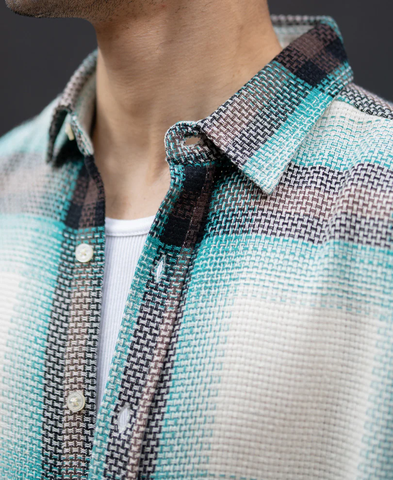 wine structured self striped shirt wine structured self striped shirt