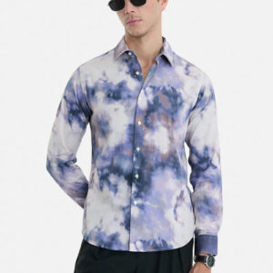 100% cotton tie & dye satin shirts – trendy & premium statement style